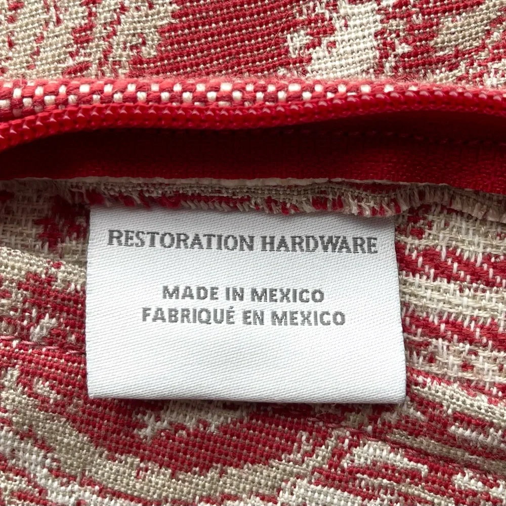 RESTORATION HARDWARE Vintage Côte d’Azur French Tile Pillow Sham Covers Set of 2